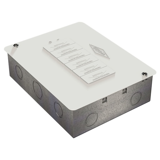 [22967] CAJA BREAKER METALICA 6 CIRCUITOS SLIM CERTIFICADA INDUMA (T1205-0034)