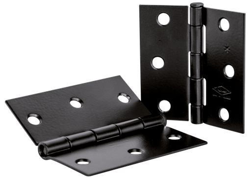 [23024] BISAGRA NUDO CABEZA PLANA NEGRO MATE 3X3 C-16 (CAJA X 12 PARES)(PUERTA)(T1106-0227)