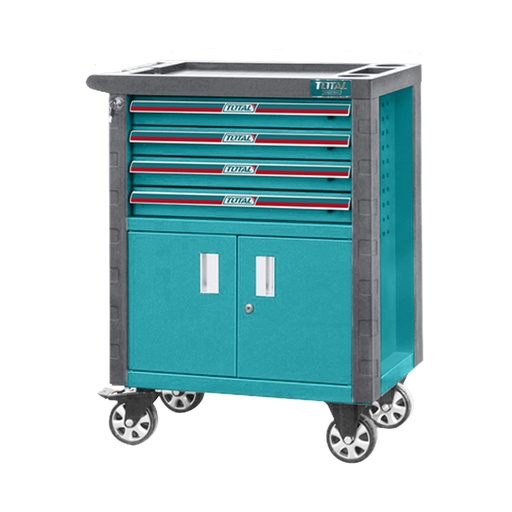 [23243] GABINETE DE 4 BANDEJAS CON RODACHIN (765*465*976MM) INDUSTRIAL SUPER TOTAL (THRC01041)