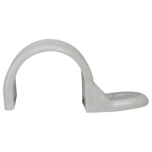 [2773B] GRAPA PLASTICA BLANCA 3/8 TRASPARENTE  (PARA MANGUERA NAVIDEÑA) (PRECIO POR UNIDAD)