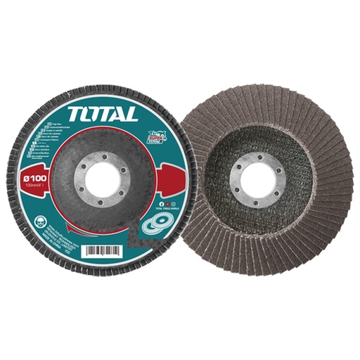 [23428] DISCO FLAP 4"  GRANO 60 (100X16MM) SUPER TOTAL (TAC6310060)