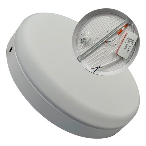 [15190A] PANEL LED 18W REDONDO S/P SIN MARCO LUZ DIA 6400K  (24065)